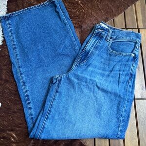 Madewell super wide leg jeans